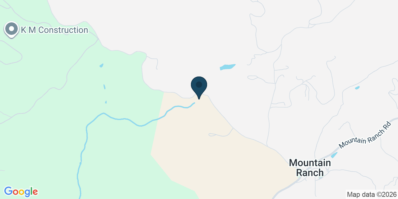 Map showing Mountain Ranch, Calaveras County, CA