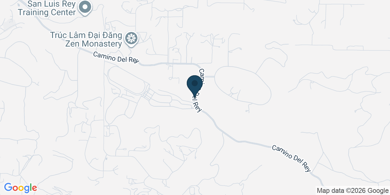Map showing San Diego County, CA