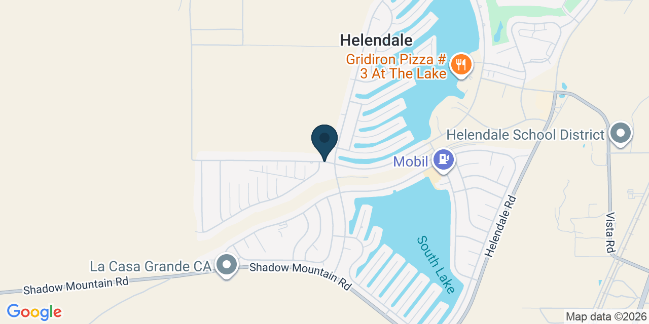 Map showing Helendale, San Bernardino County, CA