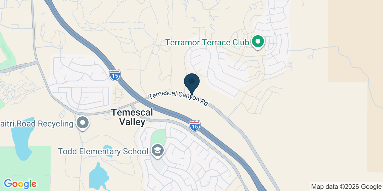 Map showing Riverside County, CA