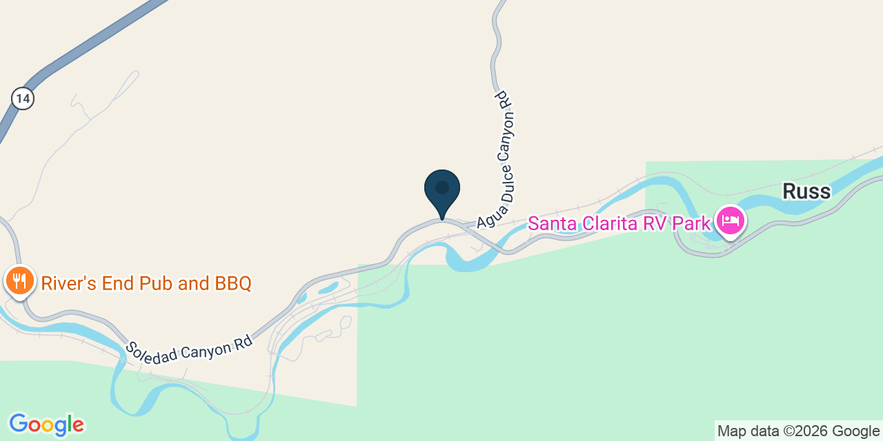 Map showing Los Angeles County, CA