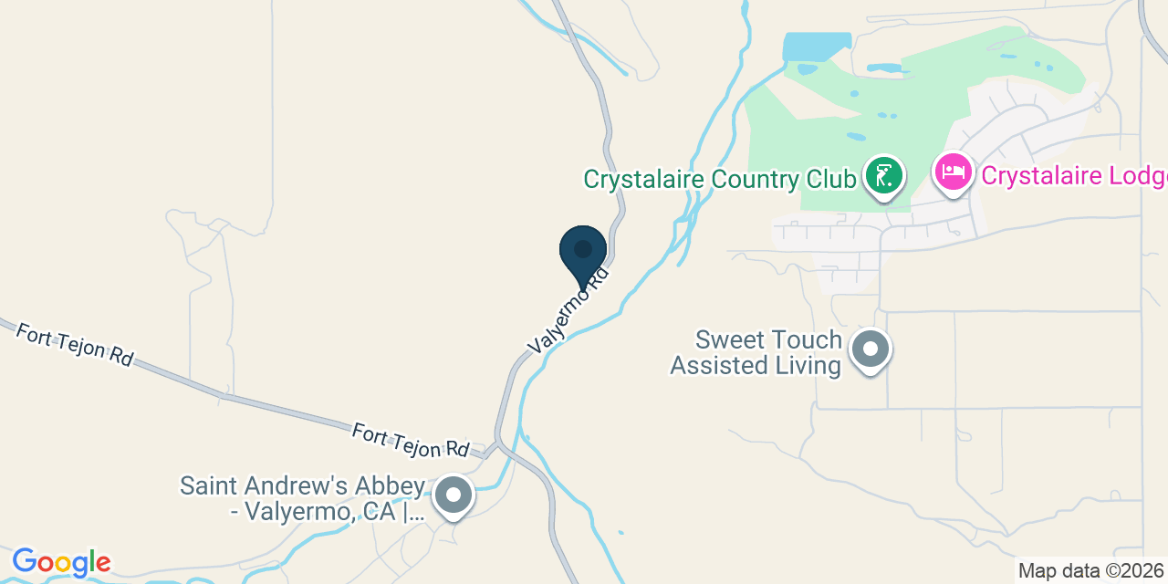 Map showing Los Angeles County, CA