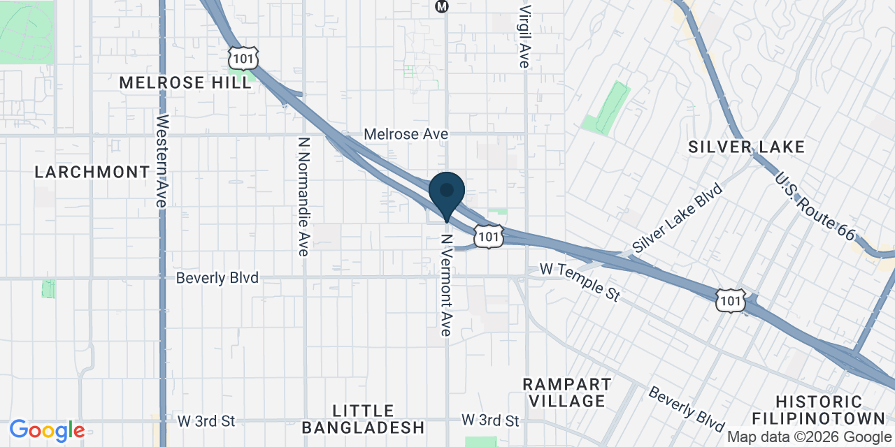 Map showing Los Angeles, Los Angeles County, CA