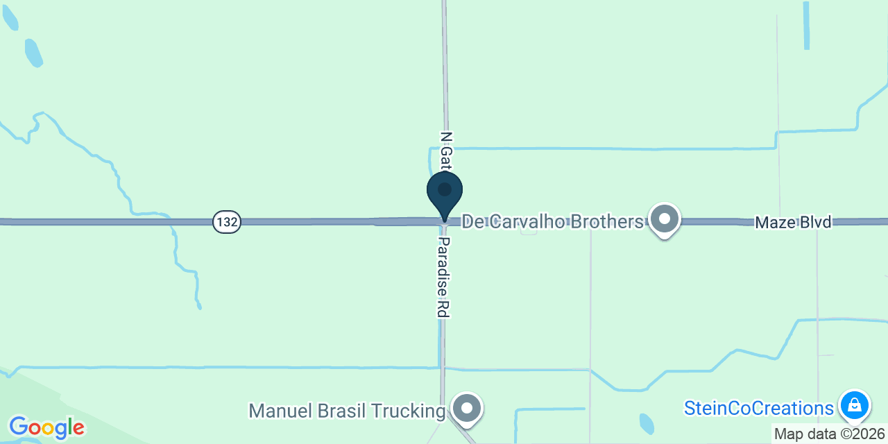 Map showing Stanislaus County, CA