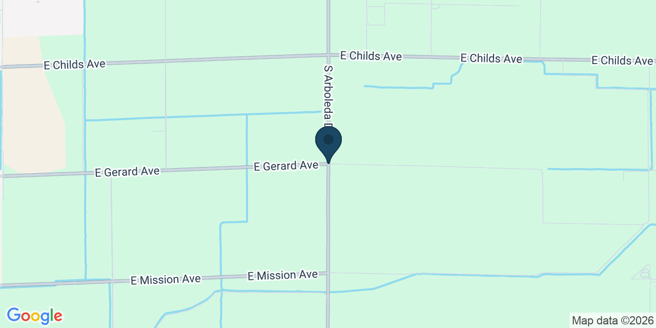 Map showing Merced County, CA