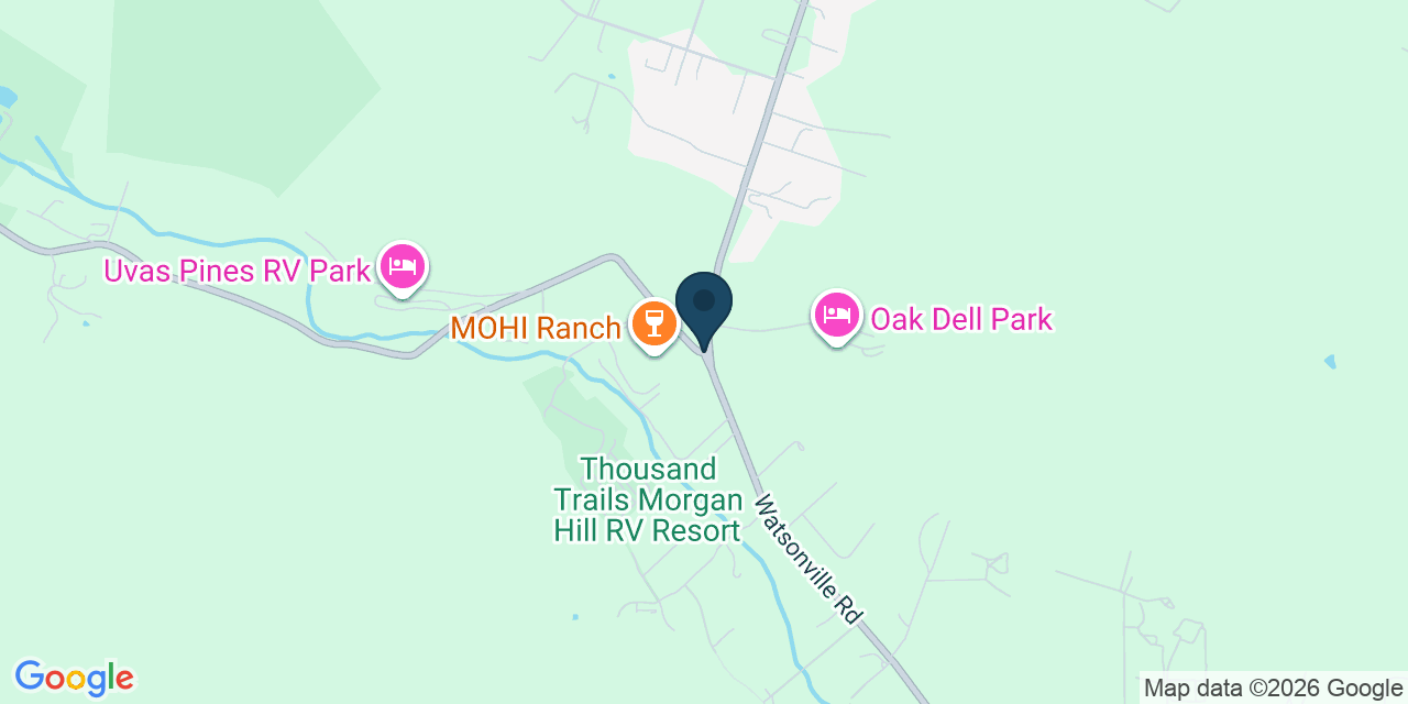 Map showing Santa Clara County, CA