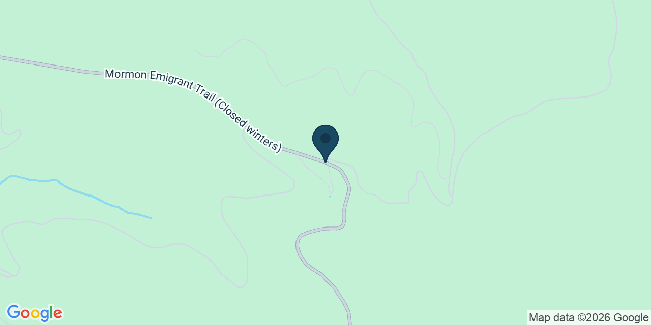 Map showing El Dorado County, CA