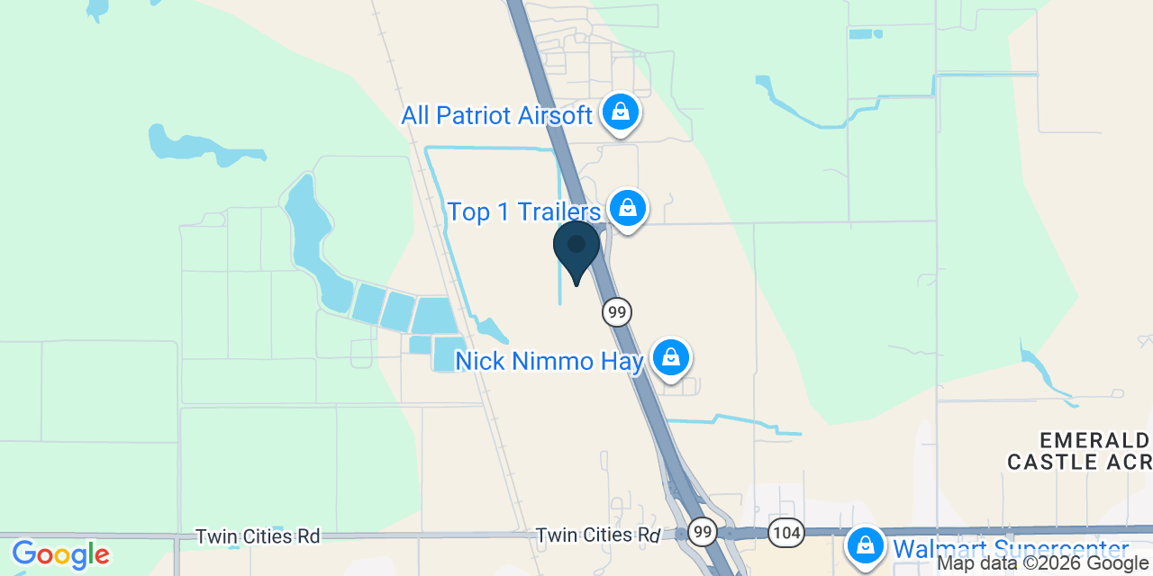 Map showing Galt, Sacramento County, CA