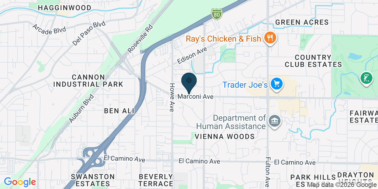 Map showing Sacramento, Sacramento County, CA