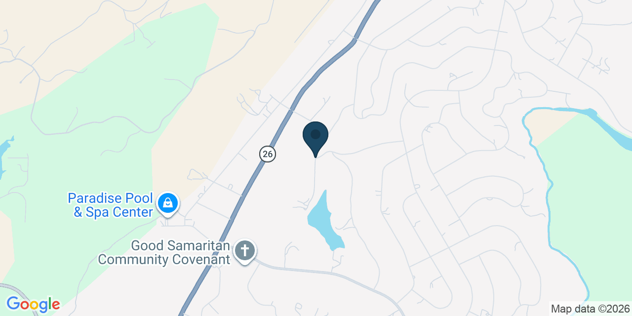 Map showing Rancho Calaveras, Calaveras County, CA