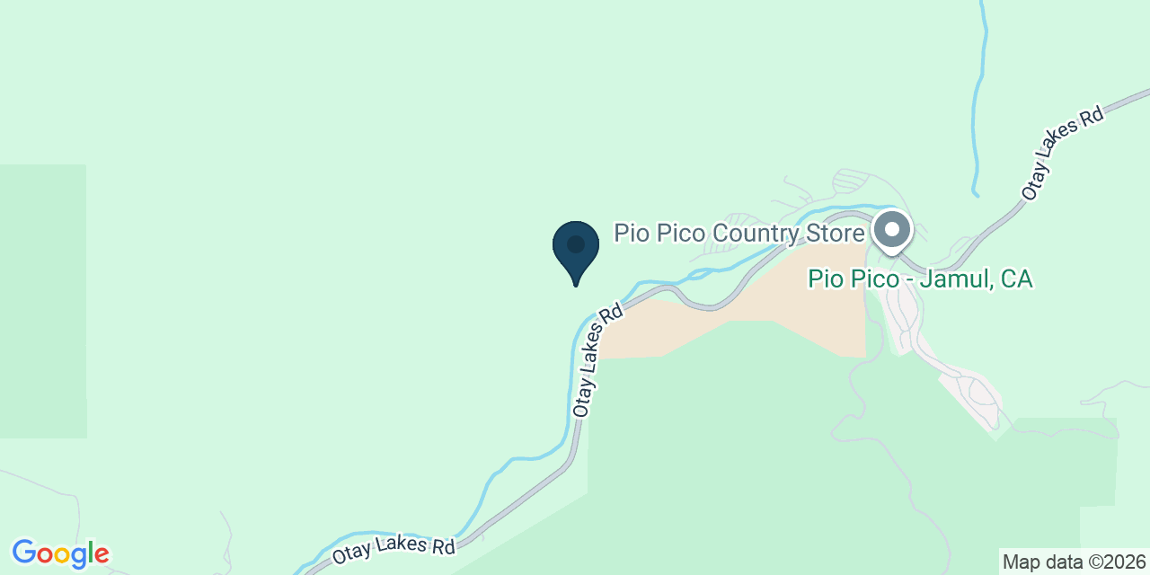 Map showing Jamul, San Diego County, CA