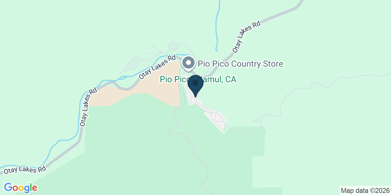 Map showing Jamul, San Diego County, CA