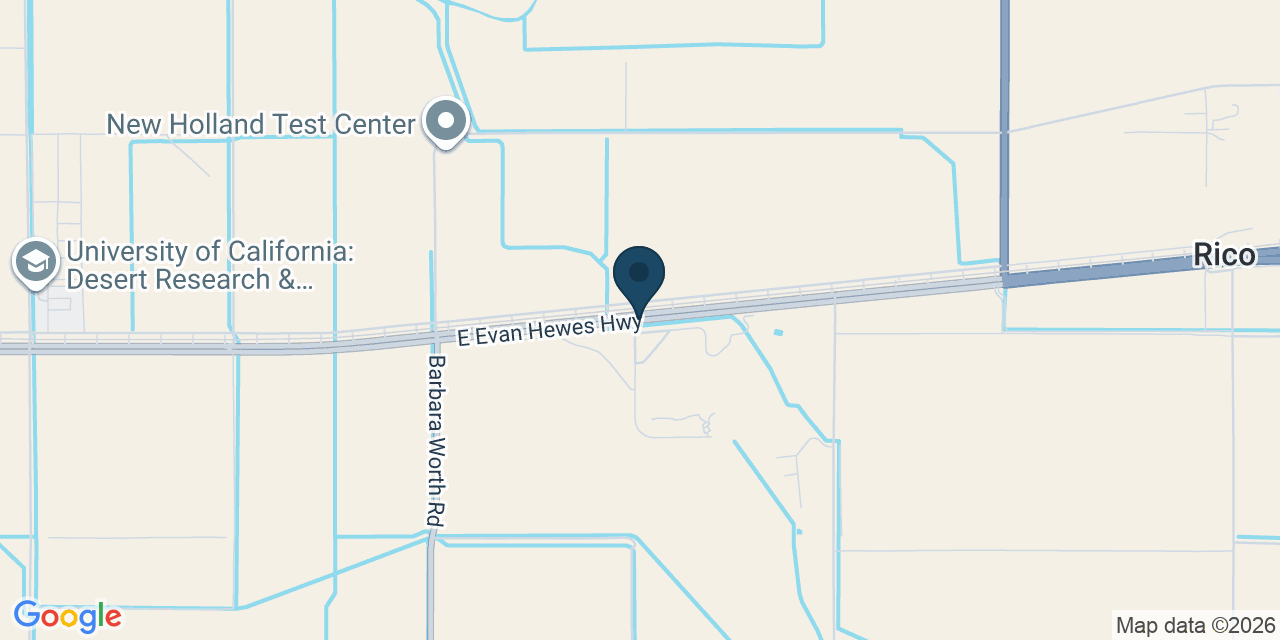 Map showing El Centro, Imperial County, CA