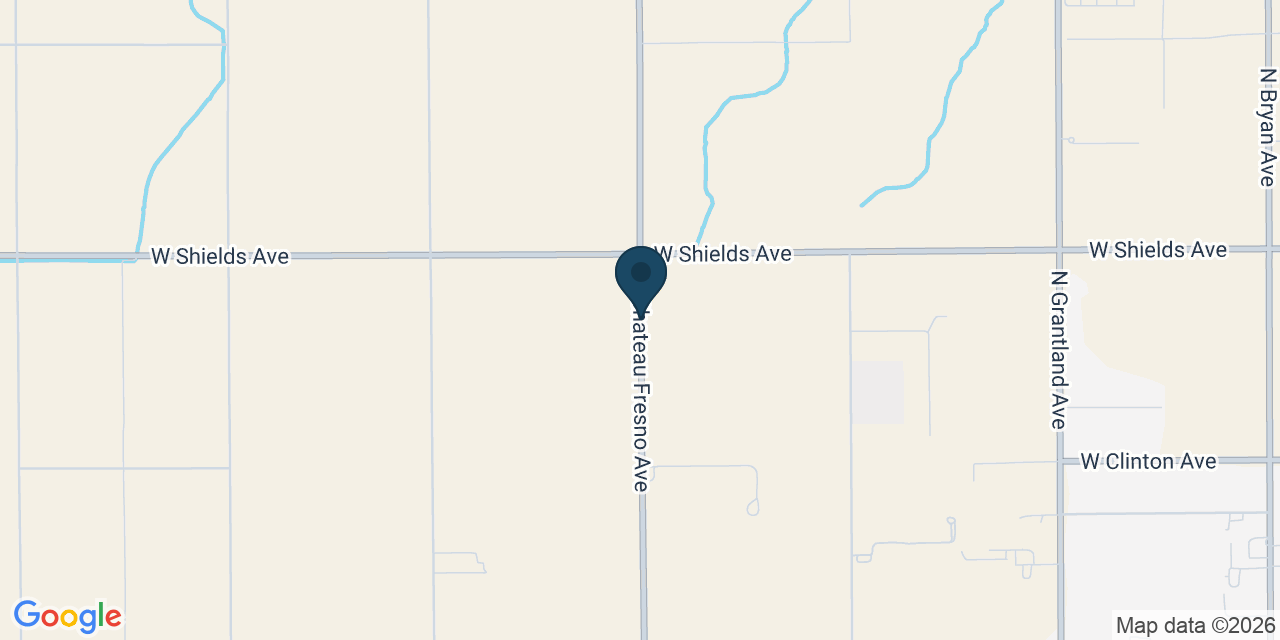 Map showing Fresno County, CA