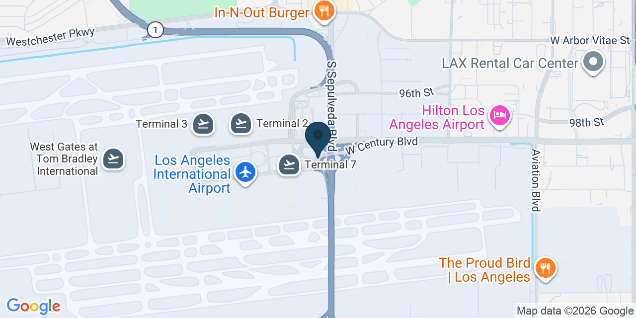 Map showing Los Angeles, Los Angeles County, CA