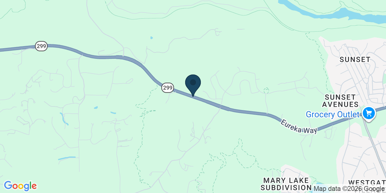Map showing Redding, Shasta County, CA