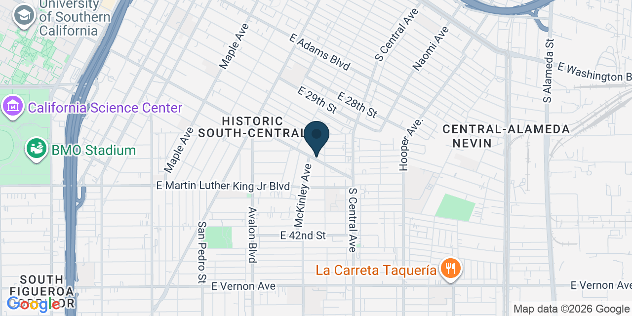 Map showing Los Angeles, Los Angeles County, CA