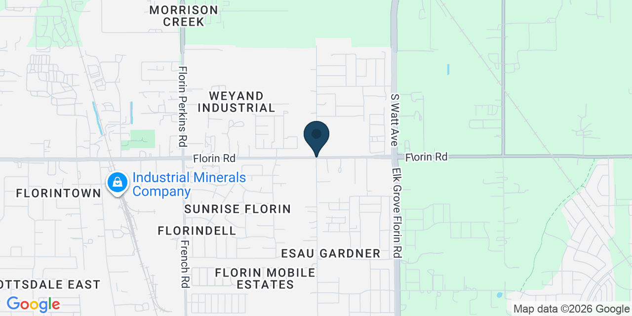 Map showing Florin, Sacramento County, CA