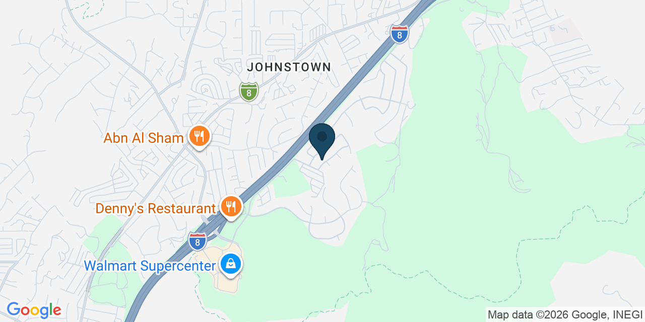 Map showing El Cajon, San Diego County, CA