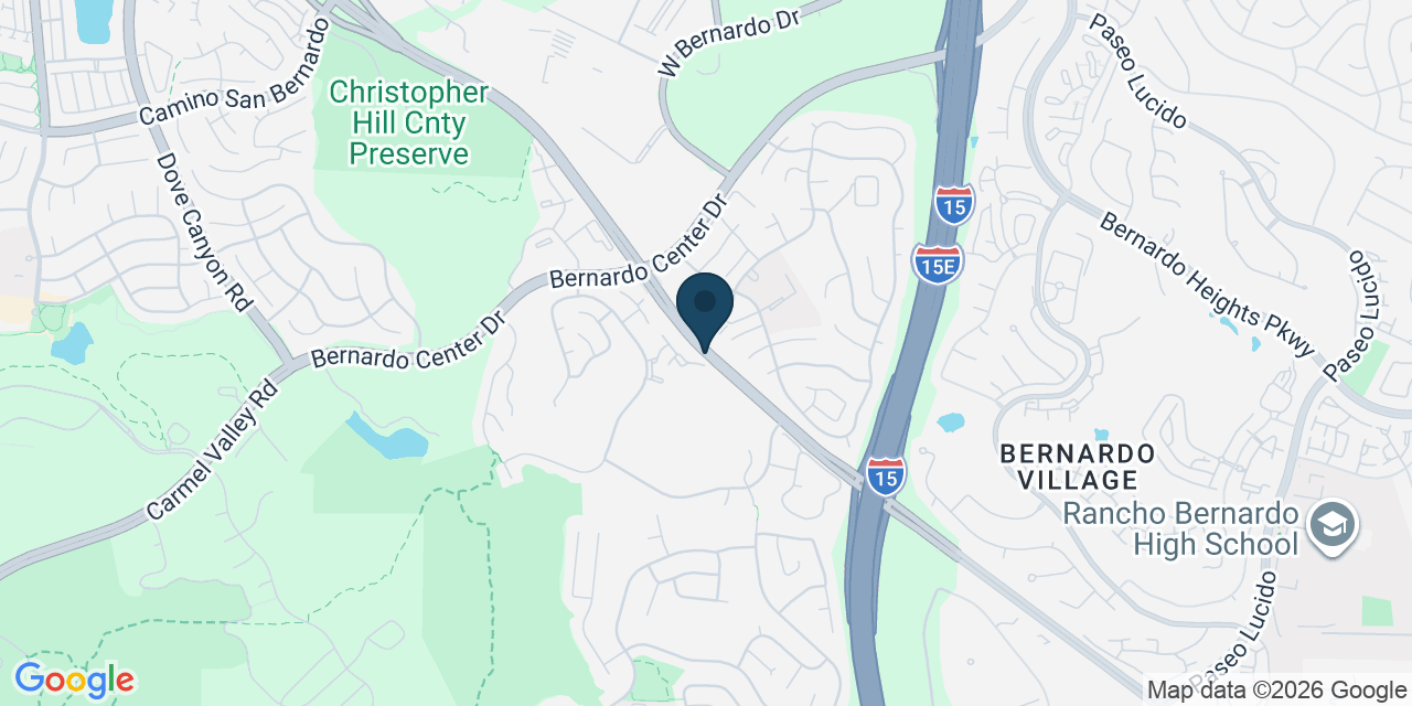 Map showing San Diego County, CA
