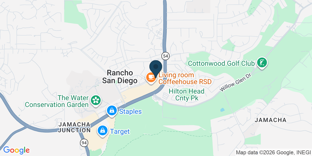 Map showing El Cajon, San Diego County, CA
