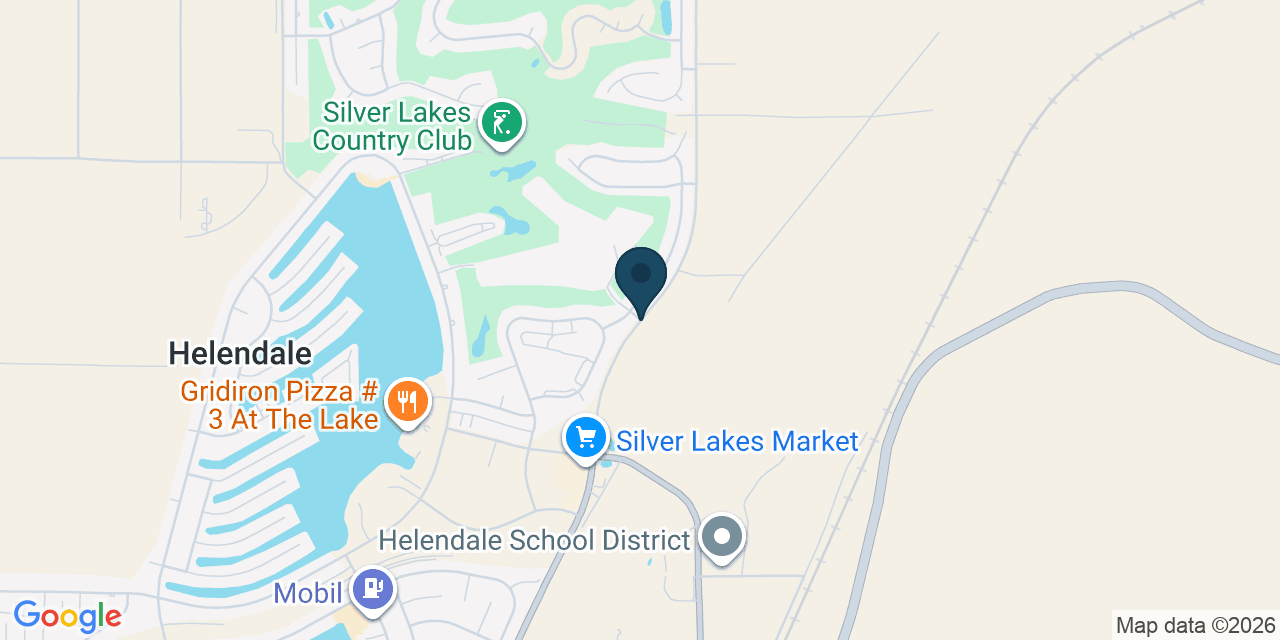 Map showing Helendale, San Bernardino County, CA