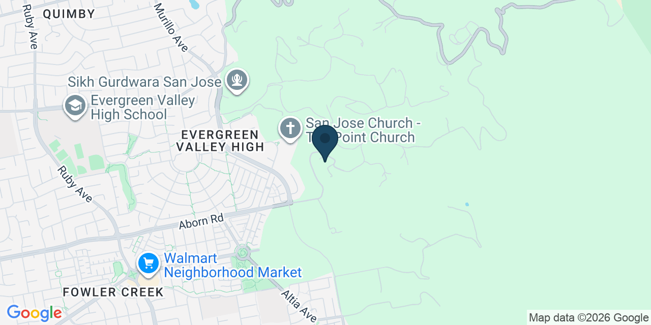 Map showing San Jose, Santa Clara County, CA