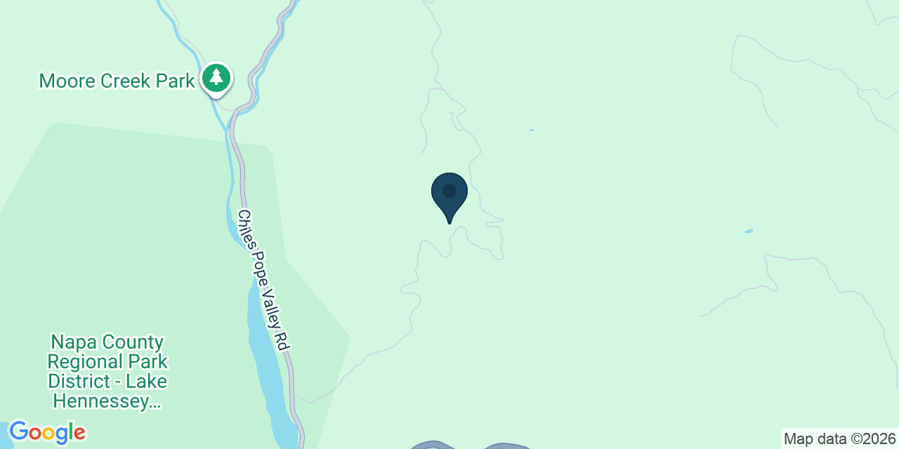 Map showing St. Helena, Napa County, CA