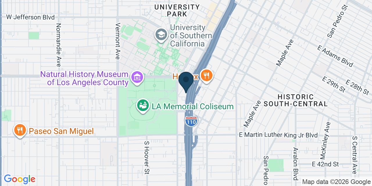 Map showing Los Angeles, Los Angeles County, CA