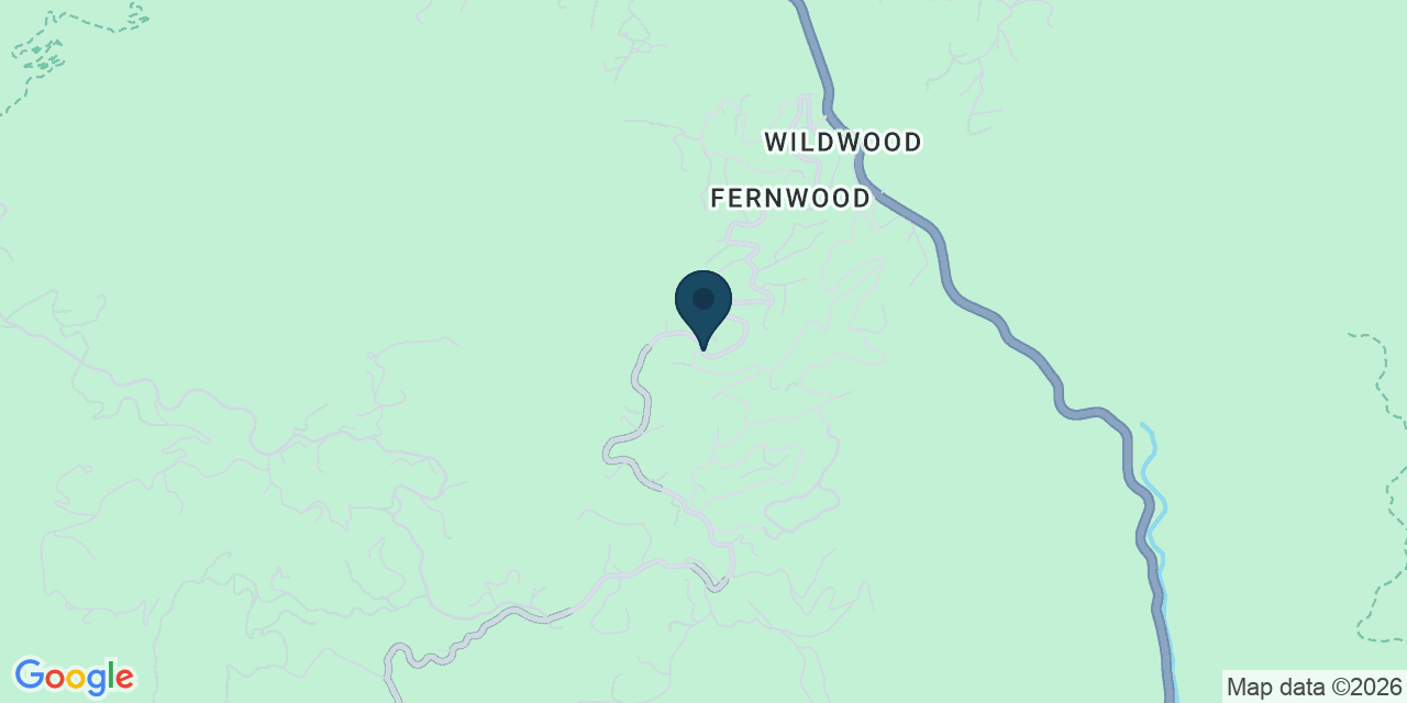 Map showing Fernwood, Los Angeles County, CA