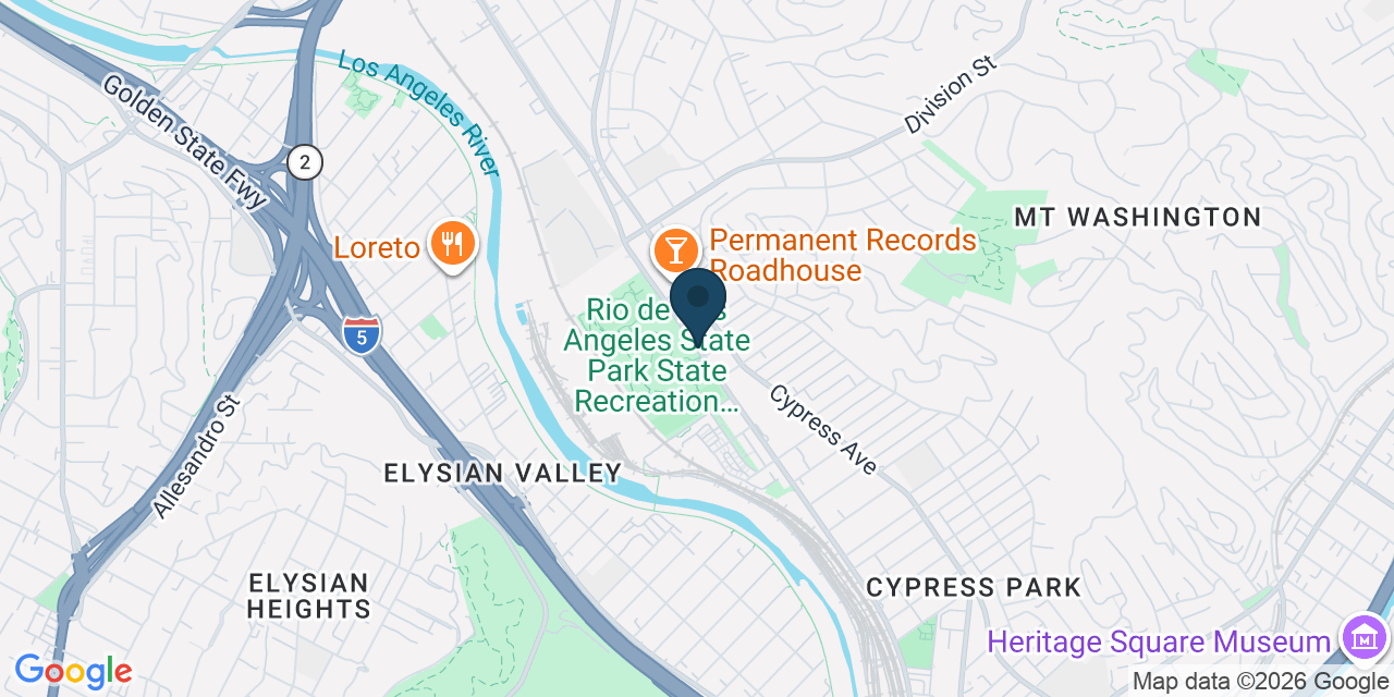 Map showing Los Angeles, Los Angeles County, CA