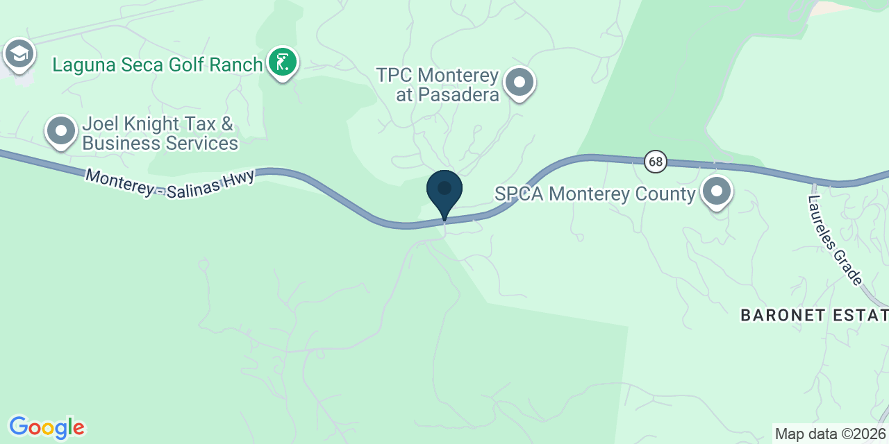 Map showing Monterey County, CA
