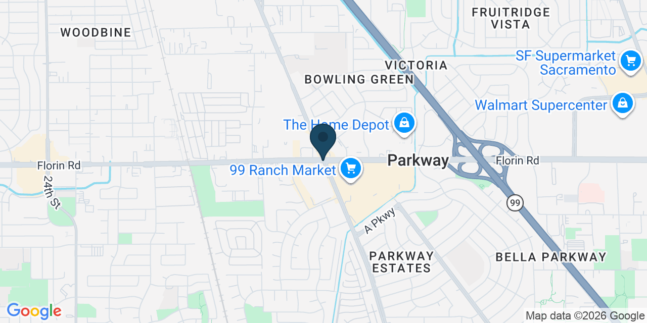 Map showing Sacramento, Sacramento County, CA