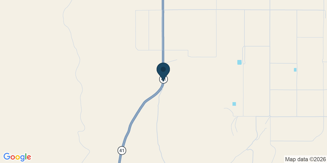Map showing Shandon, San Luis Obispo County, CA