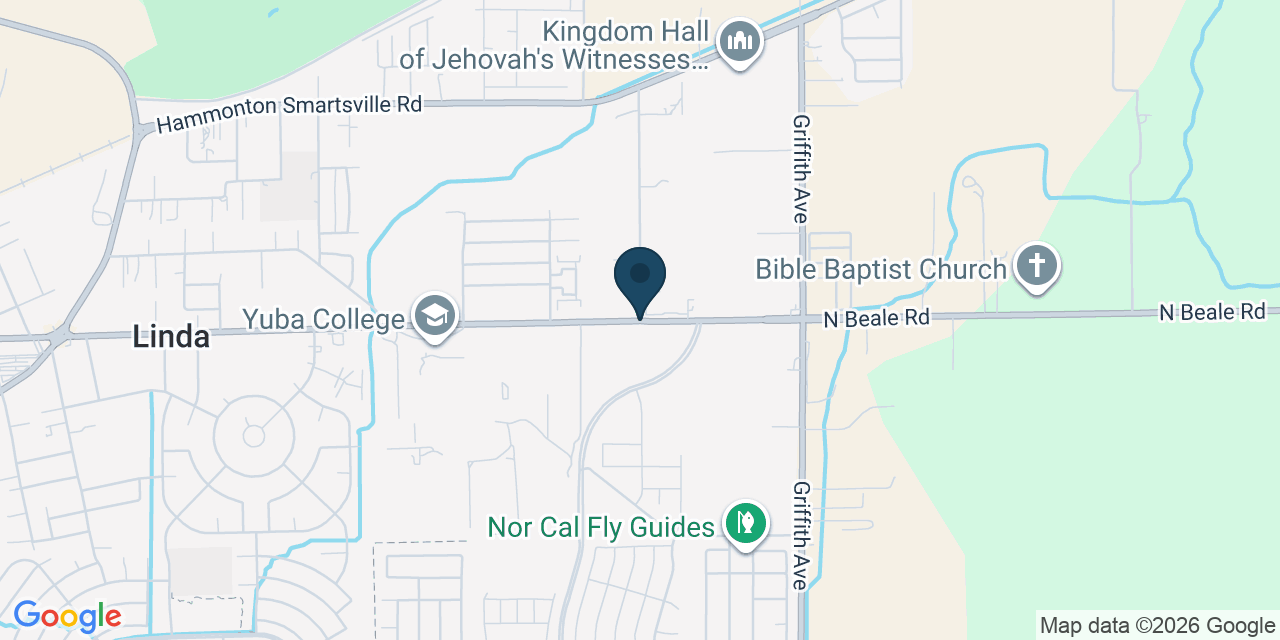 Map showing Linda, Yuba County, CA