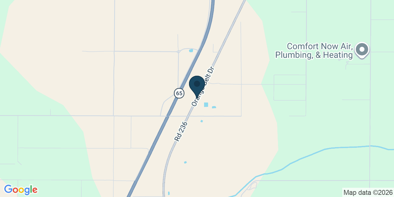 Map showing Tulare County, CA