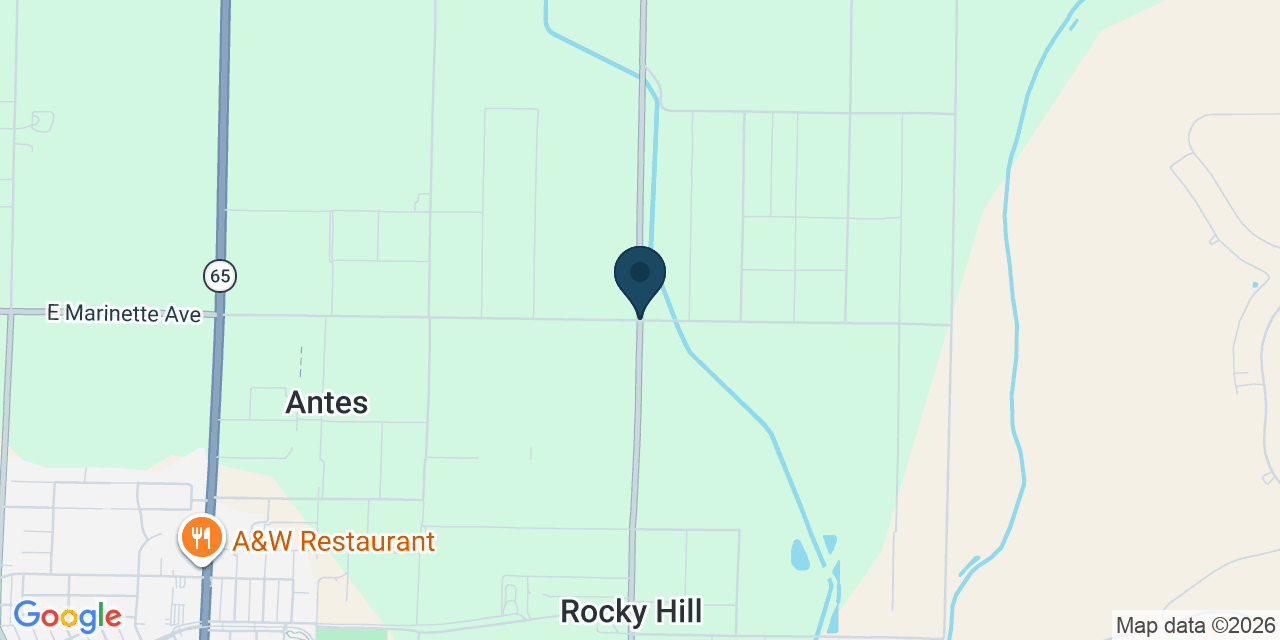 Map showing Tulare County, CA