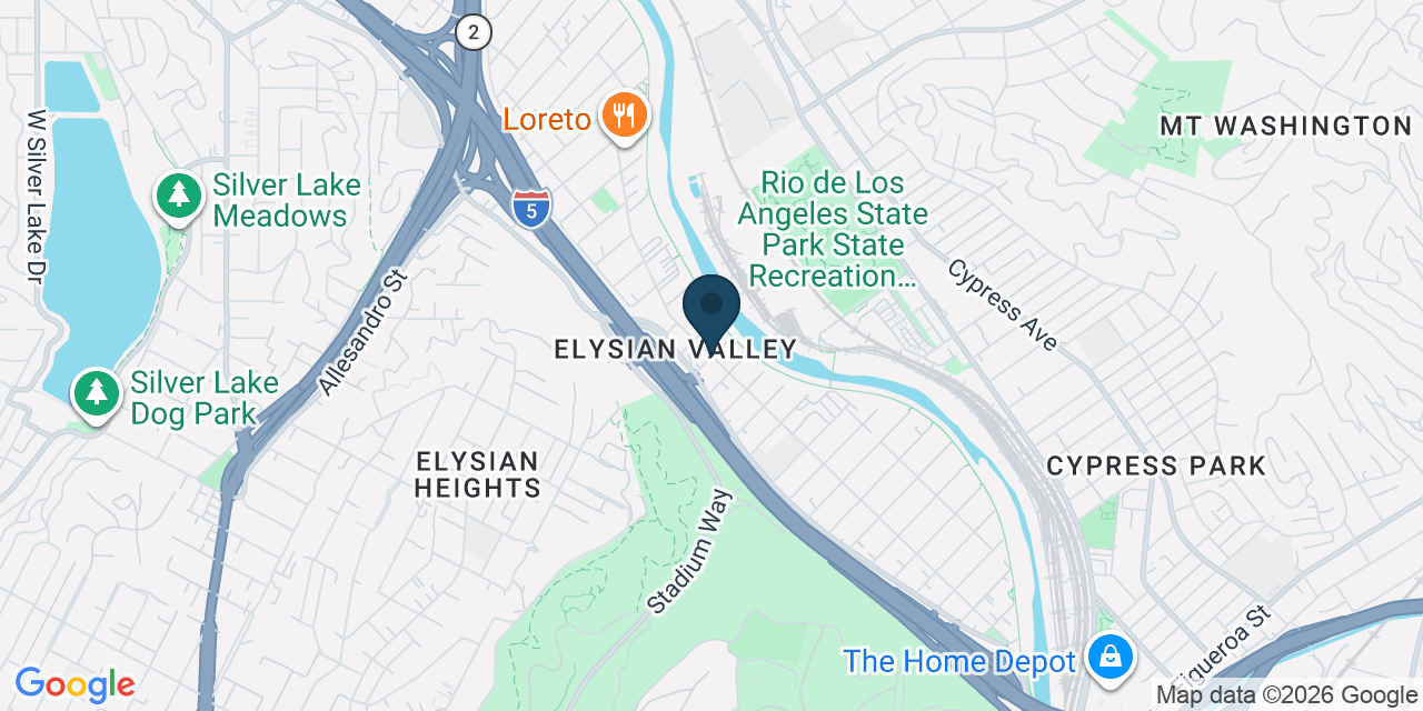 Map showing Los Angeles, Los Angeles County, CA