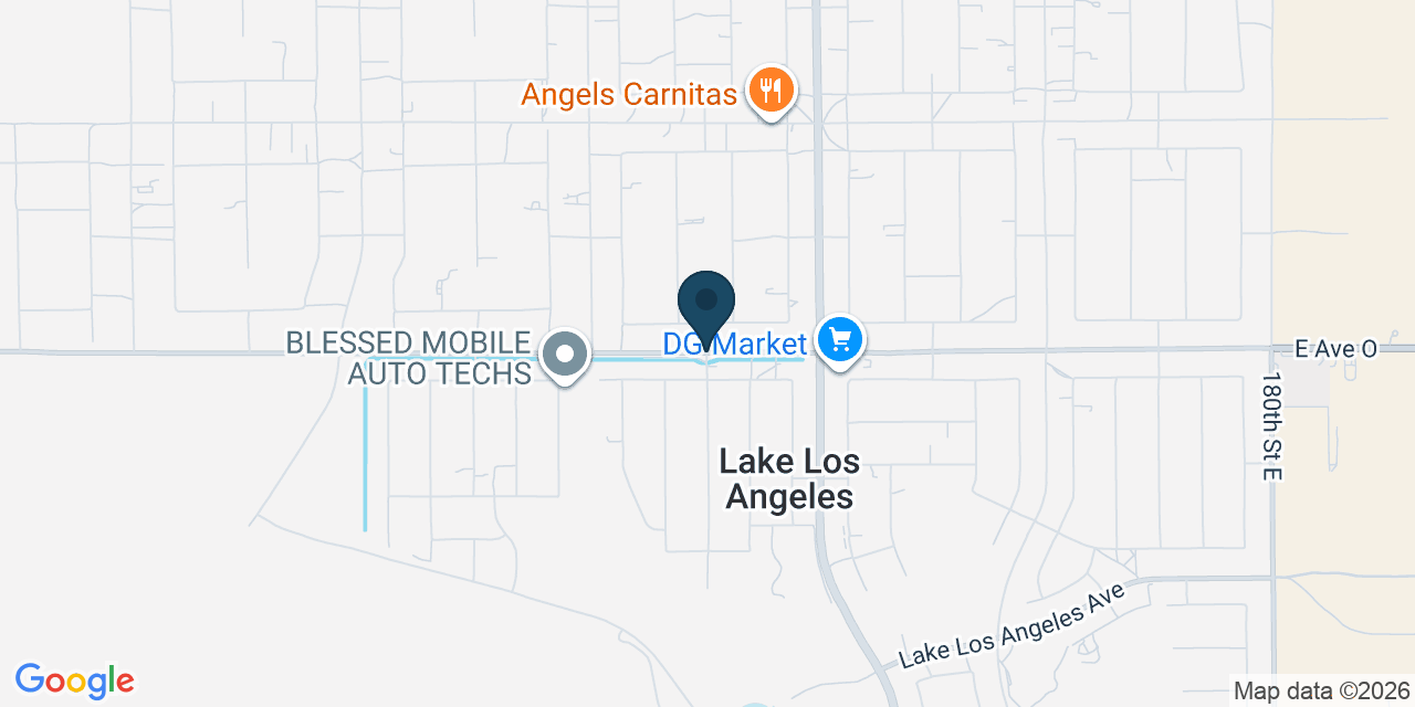 Map showing Los Angeles County, CA