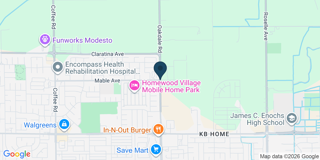 Map showing Stanislaus County, CA
