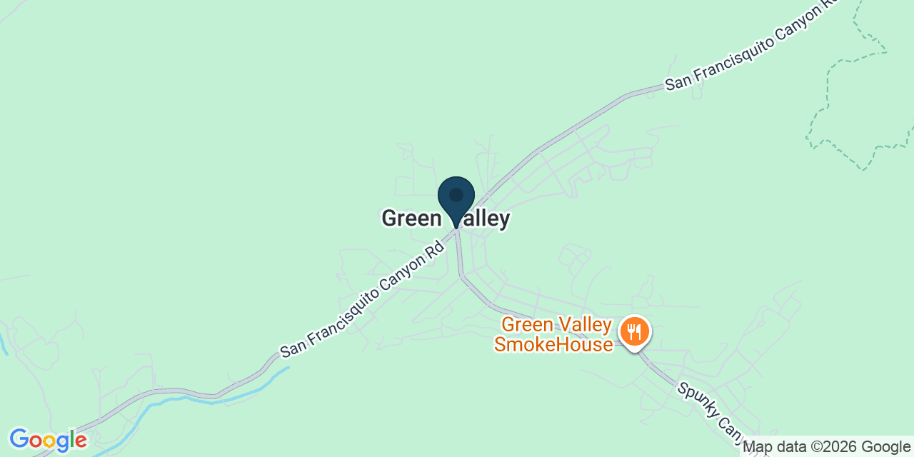 Map showing Green Valley, Los Angeles County, CA