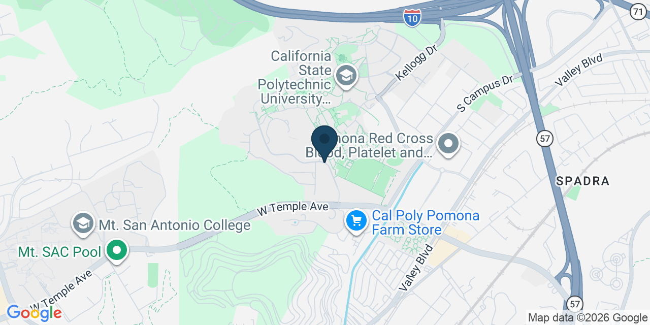Map showing Los Angeles County, CA