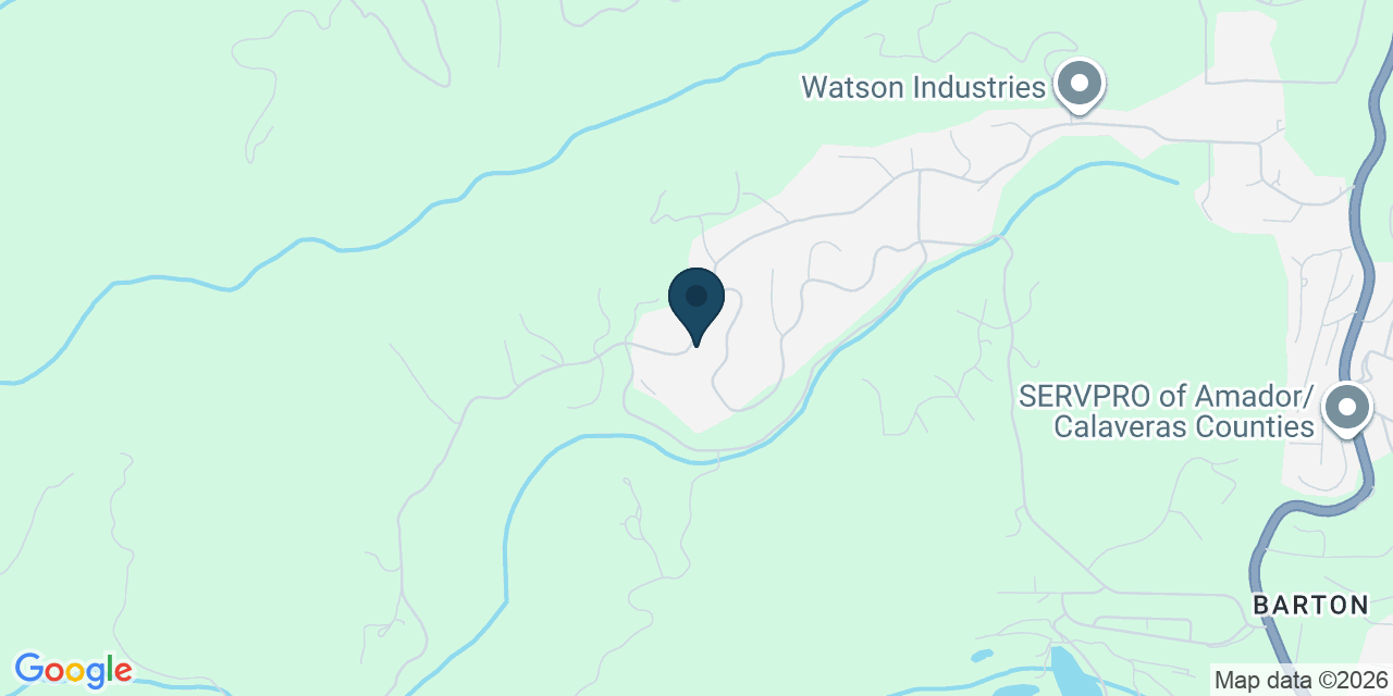 Map showing Pioneer, Amador County, CA