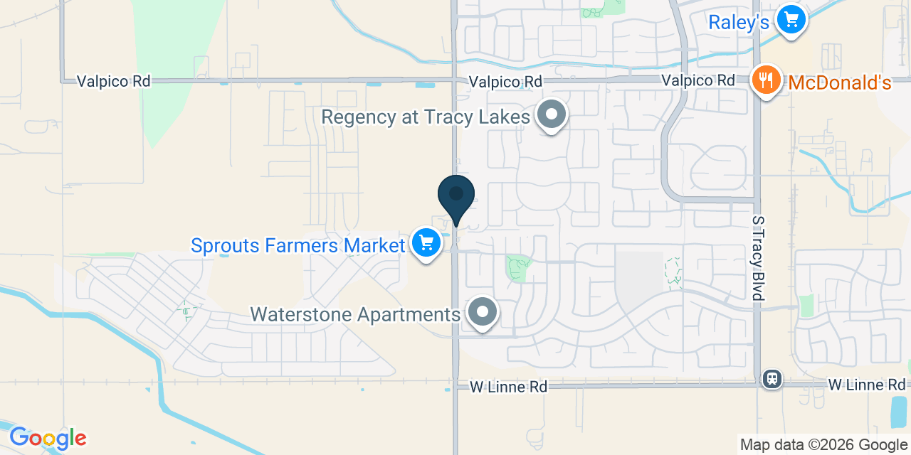 Map showing Tracy, San Joaquin County, CA