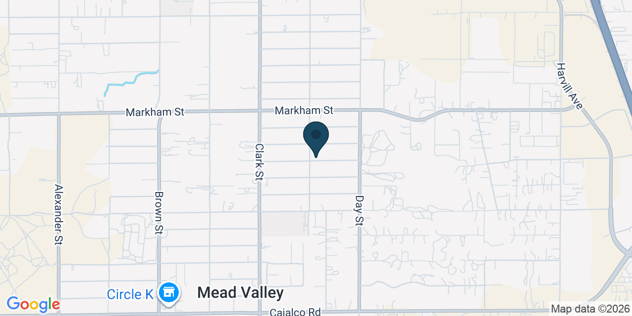 Map showing Perris, Riverside County, CA