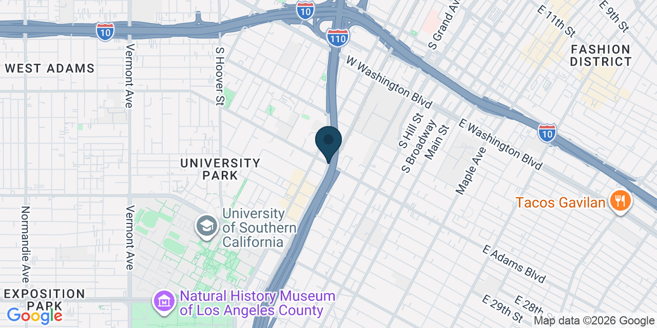 Map showing Los Angeles, Los Angeles County, CA
