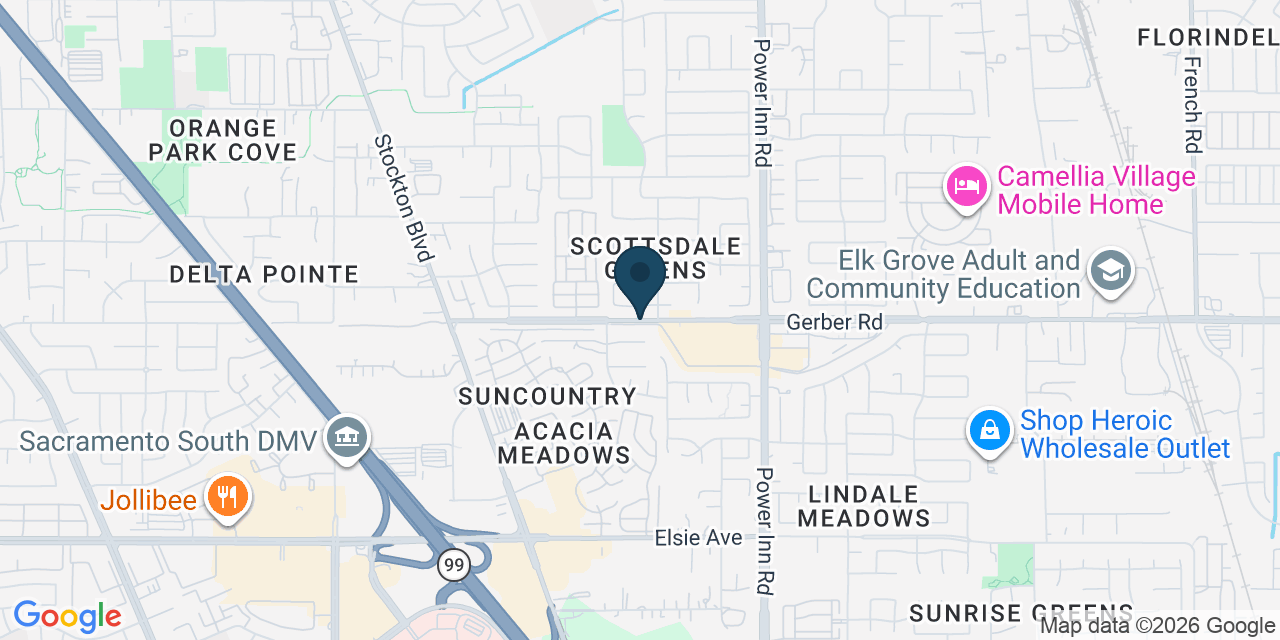 Map showing Sacramento, Sacramento County, CA