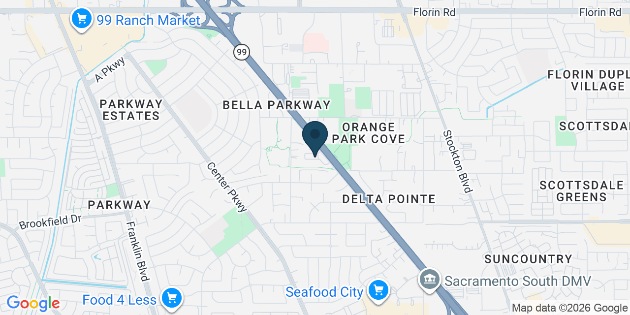 Map showing Sacramento, Sacramento County, CA