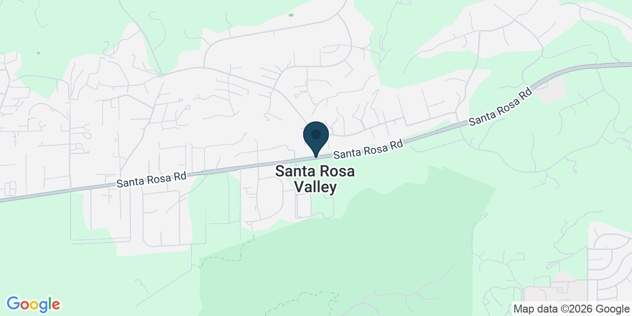Map showing Santa Rosa Valley, Ventura County, CA