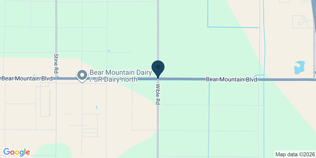 Map showing Kern County, CA
